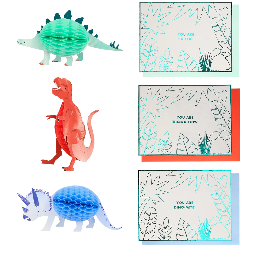 Meri Meri Dinosaurier Kingdom Malposter – 2 Riesige Poster Mit Kupferfolie Für Dino-Fans (76 X 50 Cm)